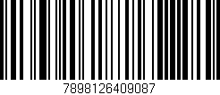 Código de barras (EAN, GTIN, SKU, ISBN): '7898126409087'