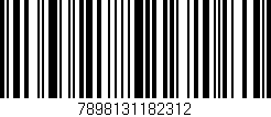Código de barras (EAN, GTIN, SKU, ISBN): '7898131182312'