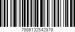 Código de barras (EAN, GTIN, SKU, ISBN): '7898132542979'