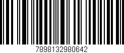Código de barras (EAN, GTIN, SKU, ISBN): '7898132980642'