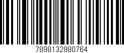 Código de barras (EAN, GTIN, SKU, ISBN): '7898132980764'