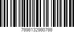 Código de barras (EAN, GTIN, SKU, ISBN): '7898132980788'