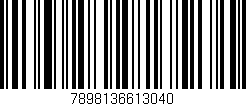 Código de barras (EAN, GTIN, SKU, ISBN): '7898136613040'