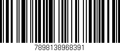 Código de barras (EAN, GTIN, SKU, ISBN): '7898138968391'