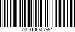Código de barras (EAN, GTIN, SKU, ISBN): '7898139507551'