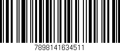 Código de barras (EAN, GTIN, SKU, ISBN): '7898141634511'
