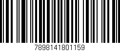 Código de barras (EAN, GTIN, SKU, ISBN): '7898141801159'