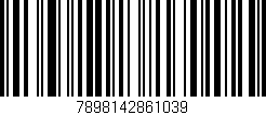 Código de barras (EAN, GTIN, SKU, ISBN): '7898142861039'