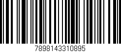 Código de barras (EAN, GTIN, SKU, ISBN): '7898143310895'