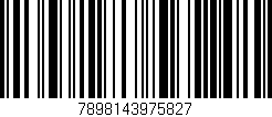 Código de barras (EAN, GTIN, SKU, ISBN): '7898143975827'