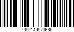 Código de barras (EAN, GTIN, SKU, ISBN): '7898143978668'