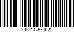 Código de barras (EAN, GTIN, SKU, ISBN): '7898144560022'