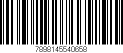 Código de barras (EAN, GTIN, SKU, ISBN): '7898145540658'
