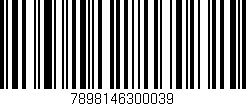 Código de barras (EAN, GTIN, SKU, ISBN): '7898146300039'