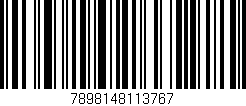 Código de barras (EAN, GTIN, SKU, ISBN): '7898148113767'