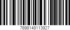 Código de barras (EAN, GTIN, SKU, ISBN): '7898148113927'