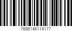 Código de barras (EAN, GTIN, SKU, ISBN): '7898148114177'
