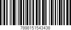 Código de barras (EAN, GTIN, SKU, ISBN): '7898151543438'