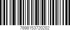 Código de barras (EAN, GTIN, SKU, ISBN): '7898153720202'