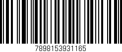 Código de barras (EAN, GTIN, SKU, ISBN): '7898153931165'