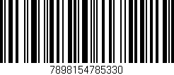 Código de barras (EAN, GTIN, SKU, ISBN): '7898154785330'