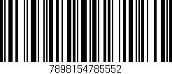 Código de barras (EAN, GTIN, SKU, ISBN): '7898154785552'