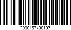 Código de barras (EAN, GTIN, SKU, ISBN): '7898157490187'