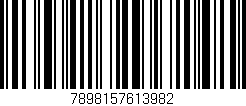 Código de barras (EAN, GTIN, SKU, ISBN): '7898157613982'