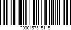 Código de barras (EAN, GTIN, SKU, ISBN): '7898157615115'