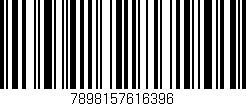 Código de barras (EAN, GTIN, SKU, ISBN): '7898157616396'
