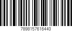 Código de barras (EAN, GTIN, SKU, ISBN): '7898157616440'