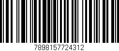 Código de barras (EAN, GTIN, SKU, ISBN): '7898157724312'