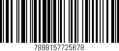 Código de barras (EAN, GTIN, SKU, ISBN): '7898157725678'