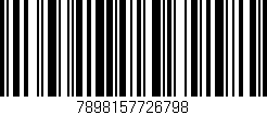 Código de barras (EAN, GTIN, SKU, ISBN): '7898157726798'
