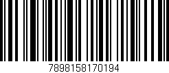 Código de barras (EAN, GTIN, SKU, ISBN): '7898158170194'