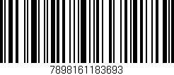 Código de barras (EAN, GTIN, SKU, ISBN): '7898161183693'