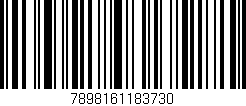 Código de barras (EAN, GTIN, SKU, ISBN): '7898161183730'