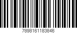 Código de barras (EAN, GTIN, SKU, ISBN): '7898161183846'
