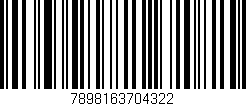 Código de barras (EAN, GTIN, SKU, ISBN): '7898163704322'