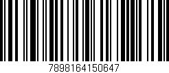Código de barras (EAN, GTIN, SKU, ISBN): '7898164150647'