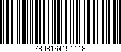 Código de barras (EAN, GTIN, SKU, ISBN): '7898164151118'