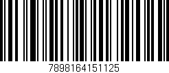 Código de barras (EAN, GTIN, SKU, ISBN): '7898164151125'