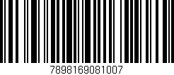 Código de barras (EAN, GTIN, SKU, ISBN): '7898169081007'