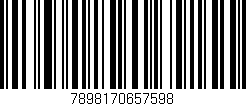 Código de barras (EAN, GTIN, SKU, ISBN): '7898170657598'