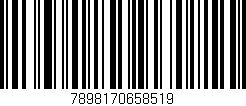 Código de barras (EAN, GTIN, SKU, ISBN): '7898170658519'