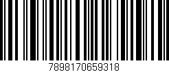 Código de barras (EAN, GTIN, SKU, ISBN): '7898170659318'