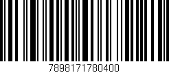 Código de barras (EAN, GTIN, SKU, ISBN): '7898171780400'