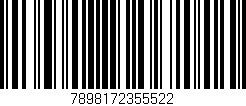 Código de barras (EAN, GTIN, SKU, ISBN): '7898172355522'