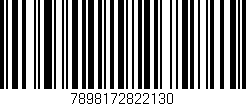 Código de barras (EAN, GTIN, SKU, ISBN): '7898172822130'