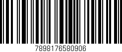 Código de barras (EAN, GTIN, SKU, ISBN): '7898176580906'